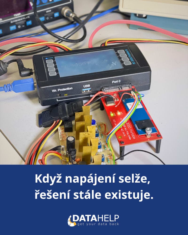 SanDisk Extreme Portable — selhání napájení