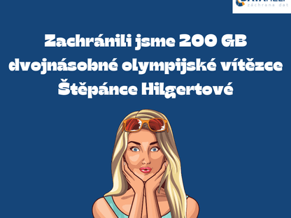 Zachránili jsme 200 gb dvojnásobné olympijské vítězce štěpánce hilgertové